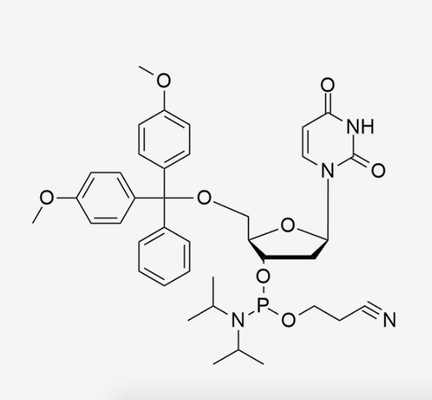 Белизна синтеза -DU-CE-Phosphoramidite пудрит CAS 109389-30-2 C39H47N4O8P