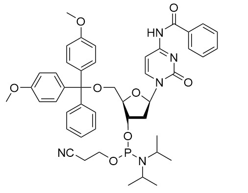 dC(Bz) -CE-нуклеозидный синтез ДНК фосфорамидита CAS 102212-98-6